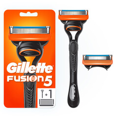 Станки для бритья многоразовые станок для бритья GILLETTE Fusion + 1 кассета 5 лезвий