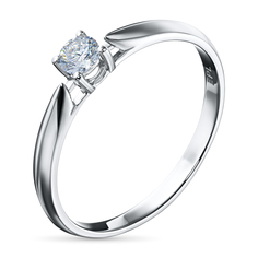 Кольцо из серебра э0612кц03154000_white ЭПЛ Даймонд