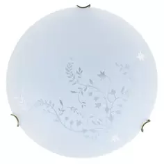 Светильник настенно-потолочный Kusta 2xE27x60 Вт, цвет белый/бронза Сонекс