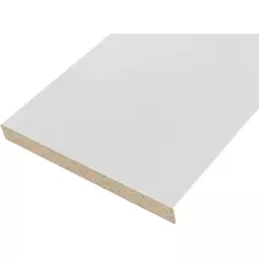Добор Классика 2070x100x8 мм финиш-бумага ламинация цвет белый Verda