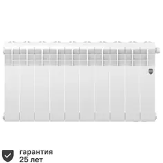 Радиатор Royal Thermo Biliner 350/87 биметалл 10 секций нижнее правое подключение цвет белый