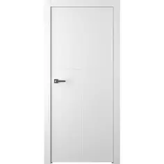 Дверь межкомнатная Лацио 1 глухая эмаль цвет белый 90x200 см Belwooddoors