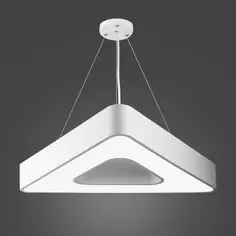 Светильник подвесной светодиодный «Geometria» Delta 5 м² нейтральный белый свет цвет белый Без бренда