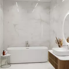 Керамогранит Sicilia 60x120 см 1.44 м² полированный цвет белый Без бренда