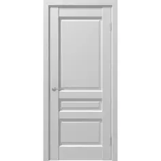 Дверь межкомнатная глухая с замком и петлями в комплекте Artens Магнолия 90x200 см ПВХ цвет белое дерево