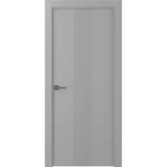 Дверь межкомнатная глухая Ивент 1 эмаль серый 2000х800 мм с фурнитурой Belwooddoors
