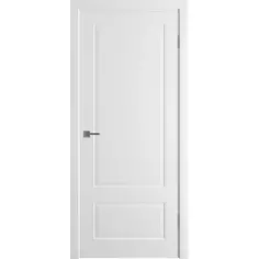 Дверь межкомнатная глухая Эрика 70x200 см эмаль цвет белый VFD