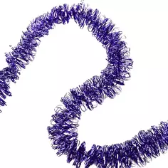 Мишура Кольца-1 200 см цвет фиолетовый Без бренда