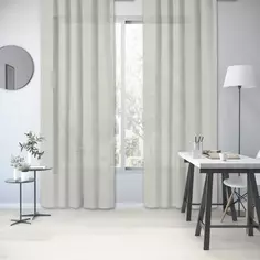 Тюль на ленте Inspire Ville 300x280 см цвет бежевый