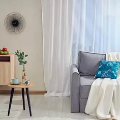 Тюль на ленте Inspire Bram 300x280 см цвет белый