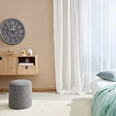Тюль на ленте Inspire Aver 300x280 см цвет белый