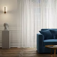 Тюль на ленте Inspire Francis 250x280 см цвет белый