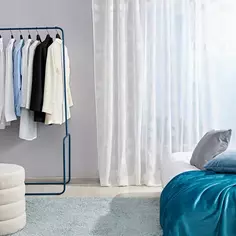 Тюль на ленте Inspire Akari 300x280 см цвет бежевый