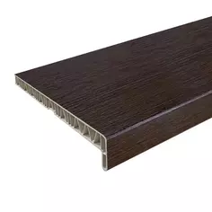 Подоконник ПВХ 2000x200 мм цвет темный дуб Fineber