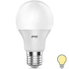 Лампа светодиодная Gauss E27 170-240 В 9.5 Вт груша матовая 750 лм теплый белый свет