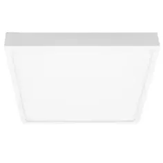 Светильник настенно-потолочный светодиодный 9 м² нейтральный белый цвет света цвет белый Без бренда