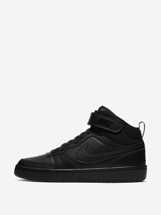 Кеды детские Nike Court Borough Mid 2, Черный