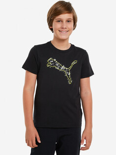 Футболка для мальчиков PUMA Active Sports Graphic, Черный