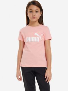 Футболка для девочек PUMA ESS Logo, Розовый