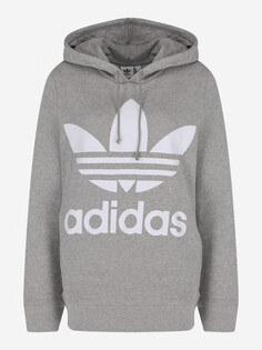 Худи женская adidas Trefoil, Серый