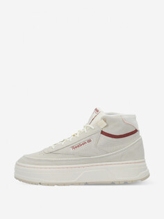 Кеды женские Reebok Club C Geo Mid, Бежевый