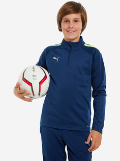 Толстовка тренировочный для мальчиков PUMA Teamliga, Синий