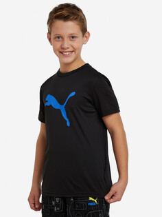 Футболка для мальчиков PUMA Active Sports Poly Cat, Черный