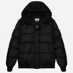 Мужской пуховик Lacoste Logo Back Down, цвет чёрный