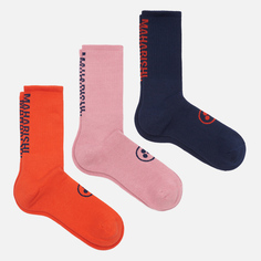 Комплект носков maharishi Miltype Peace Sports 3-Pack, цвет комбинированный