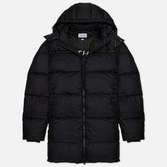 Мужской пуховик Lacoste Quilted Puffer Long, цвет чёрный