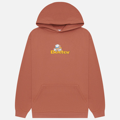 Мужская толстовка Butter Goods Teddy Logo Hoodie, цвет оранжевый, размер XXL