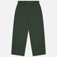 Мужские брюки Butter Goods Wide Leg Baggy Fit, цвет зелёный, размер L