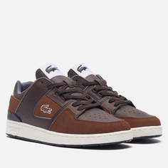 Мужские кроссовки Lacoste Court Cage Mixed Material, цвет коричневый