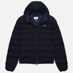 Мужской пуховик Lacoste Quilted Hooded, цвет синий, размер 50