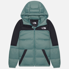 Женский пуховик The North Face Diablo Down Hooded, цвет зелёный, размер XS