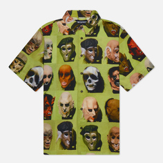 Мужская рубашка GX1000 Rayon Mask Button Up, цвет жёлтый