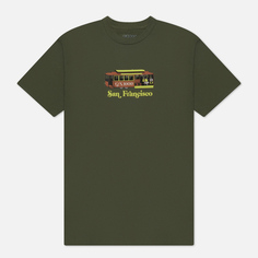Мужская футболка GX1000 Trolly, цвет зелёный, размер XL