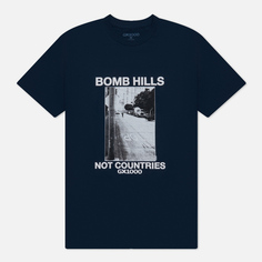 Мужская футболка GX1000 Bomb Hills Not Countries, цвет синий, размер XXL