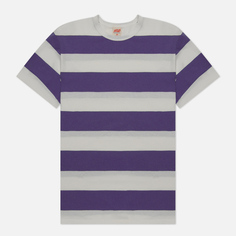 Мужская футболка TSPTR Border Stripe, цвет фиолетовый, размер XXL