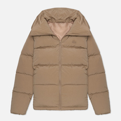 Женский пуховик Lacoste Quilted Puffer, цвет бежевый, размер 34