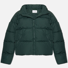 Женский пуховик Lacoste Collapsible Taffeta Padded, цвет зелёный