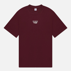 Женская футболка Reebok Classics Relaxed Fit Logo, цвет бордовый
