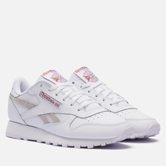 Женские кроссовки Reebok Classic Vegan, цвет белый, размер 40.5 EU