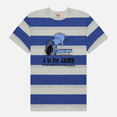 Мужская футболка TSPTR x Peanuts J Is For, цвет голубой, размер M