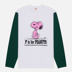 Мужской лонгслив TSPTR x Peanuts P Is For, цвет белый, размер M
