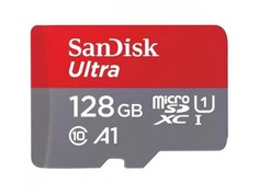 Карта памяти 128Gb - SanDisk Micro Secure Digital Ultra UHS I SDSQUAB-128G-GN6MN