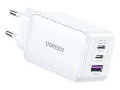 Зарядное устройство Ugreen Nexode CD244 USB-A+2xUSB-C 65W 15334