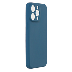 Чехол iBox для APPLE iPhone 15 Pro Max с защитой камеры и подложкой Silicone Blue УТ000037382
