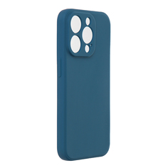 Чехол iBox для APPLE iPhone 15 Pro с защитой камеры и подложкой Silicone Blue УТ000037383