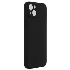 Чехол iBox для APPLE iPhone 15 Plus с защитой камеры и подложкой Silicone Black УТ000037385